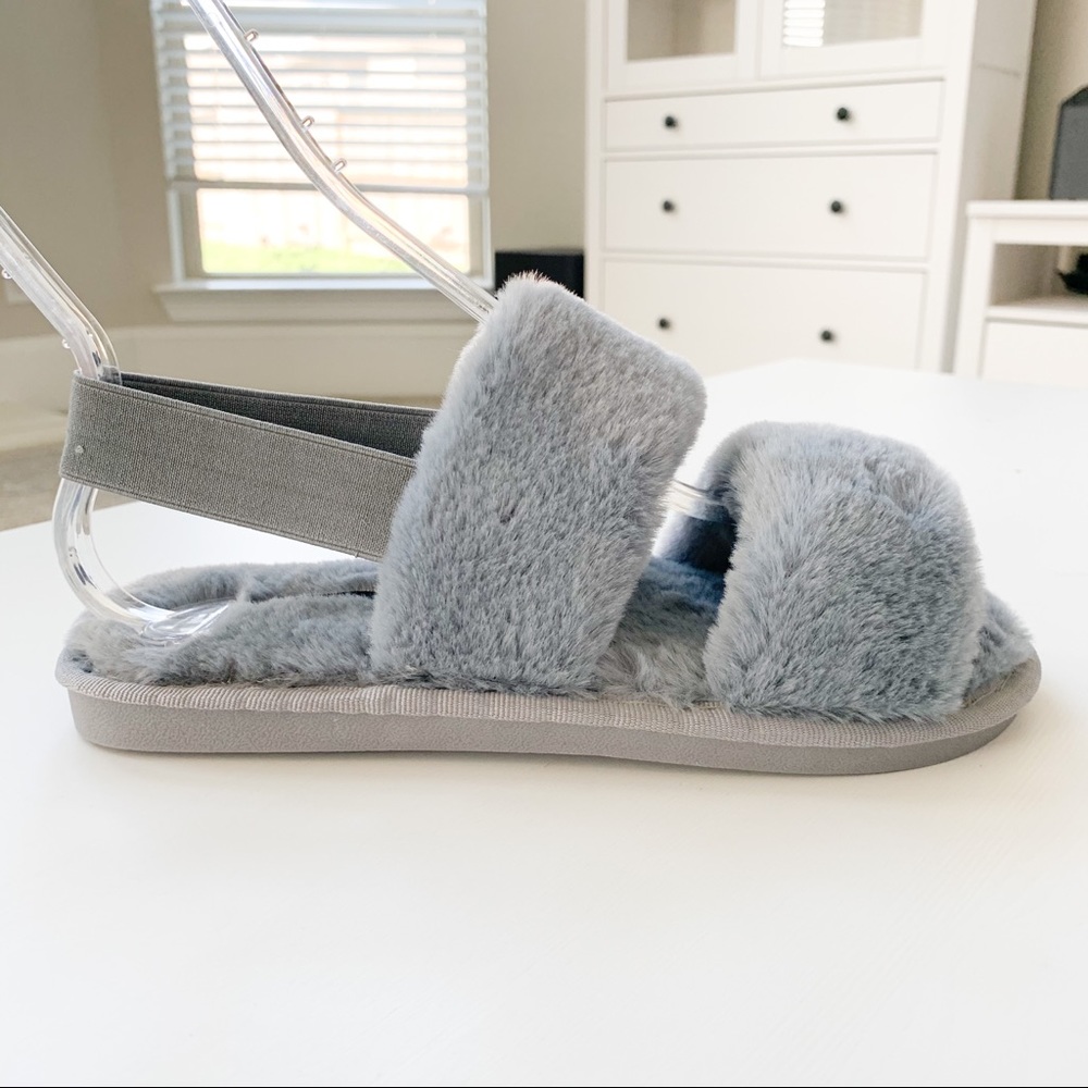 J.Mark Gray Fluffy Slippers Mellow-07 - Picture 3 of 9